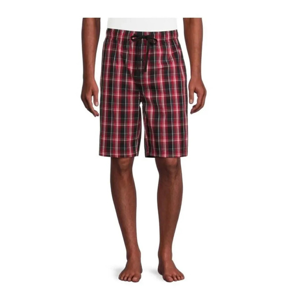 Hanes Men's and Big Men's Woven Stretch Sleep Jam Shorts, 2-Pack 2XL NWOT - Picture 3 of 9